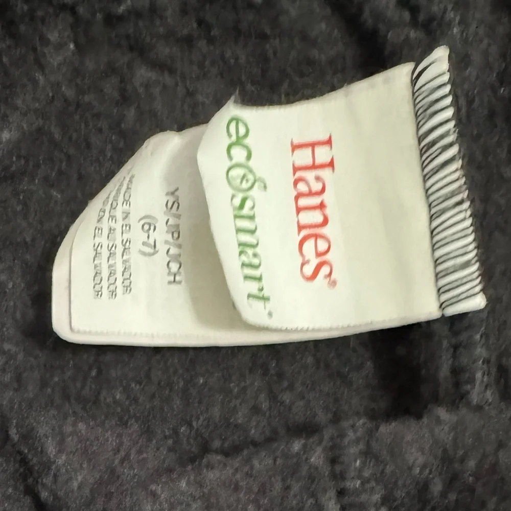 Hanes Black EcoSmart Fleece Sweatpants Youth Small